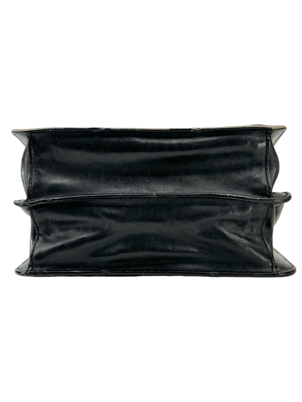 Authenticated Chloe Black Leather Box Crossbody Bag with Authenticity Card - Picture 6 of 16